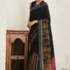 Black Cotton Saree