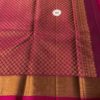 Pear Green with Magenta Pure Silk Saree