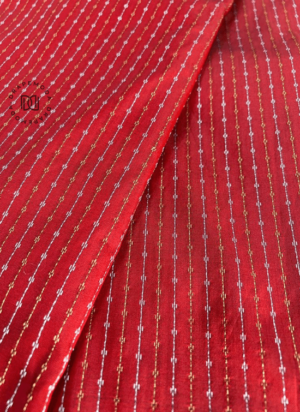 Red Semi Silk Saree