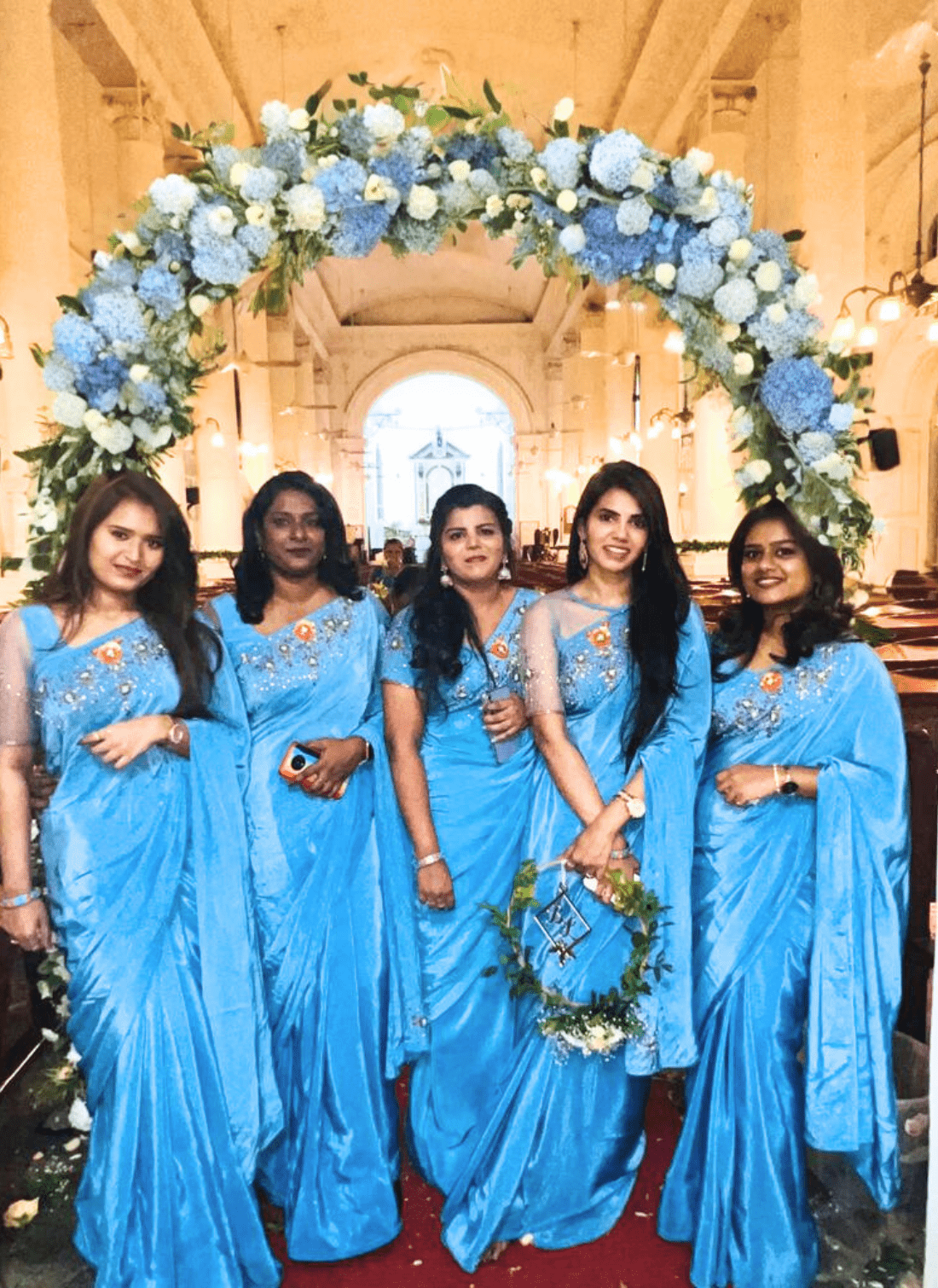 Bridesmaids saris hotsell