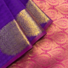Purple with dark pink saree